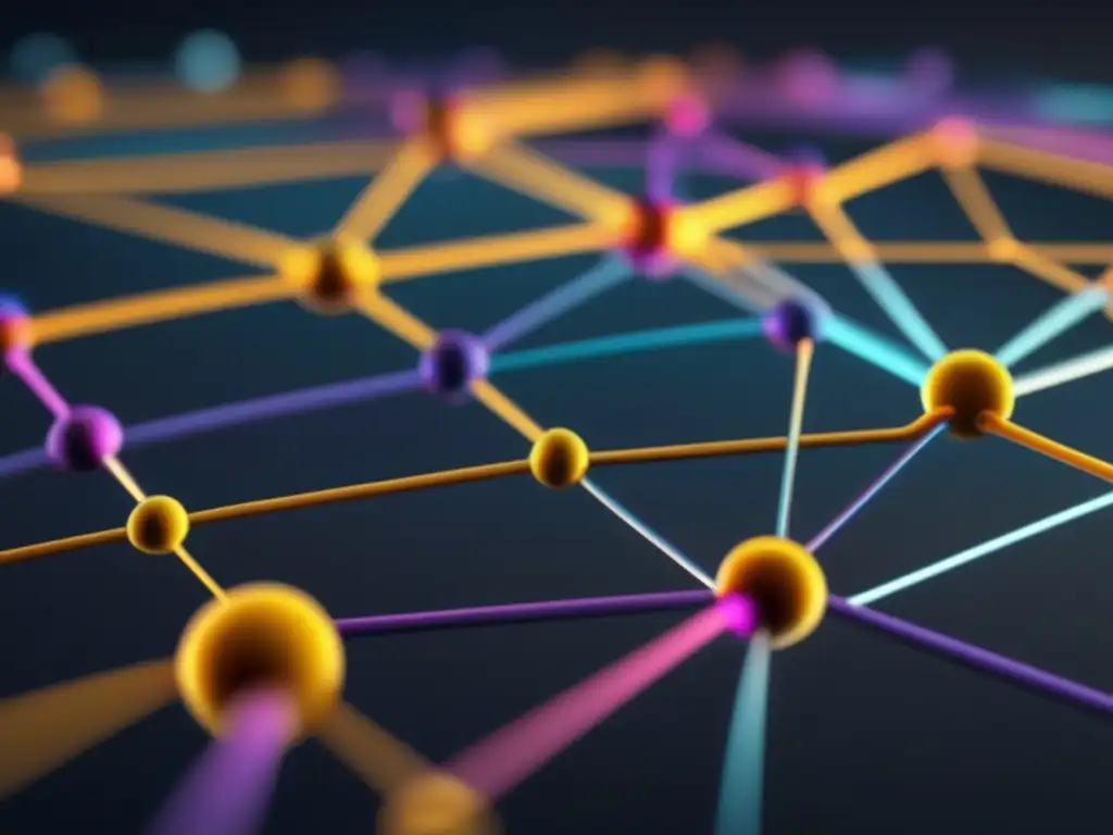 Nanomateriales para la crisis energética: estructuras coloridas y abstractas flotando en la oscuridad