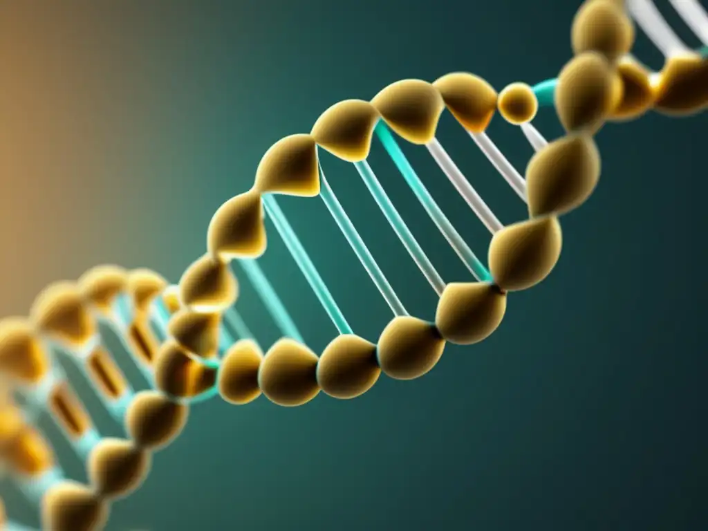 Descubriendo función del ADN a través de la transcriptómica: imagen minimalista de doble hélice de ADN en ultradetalle