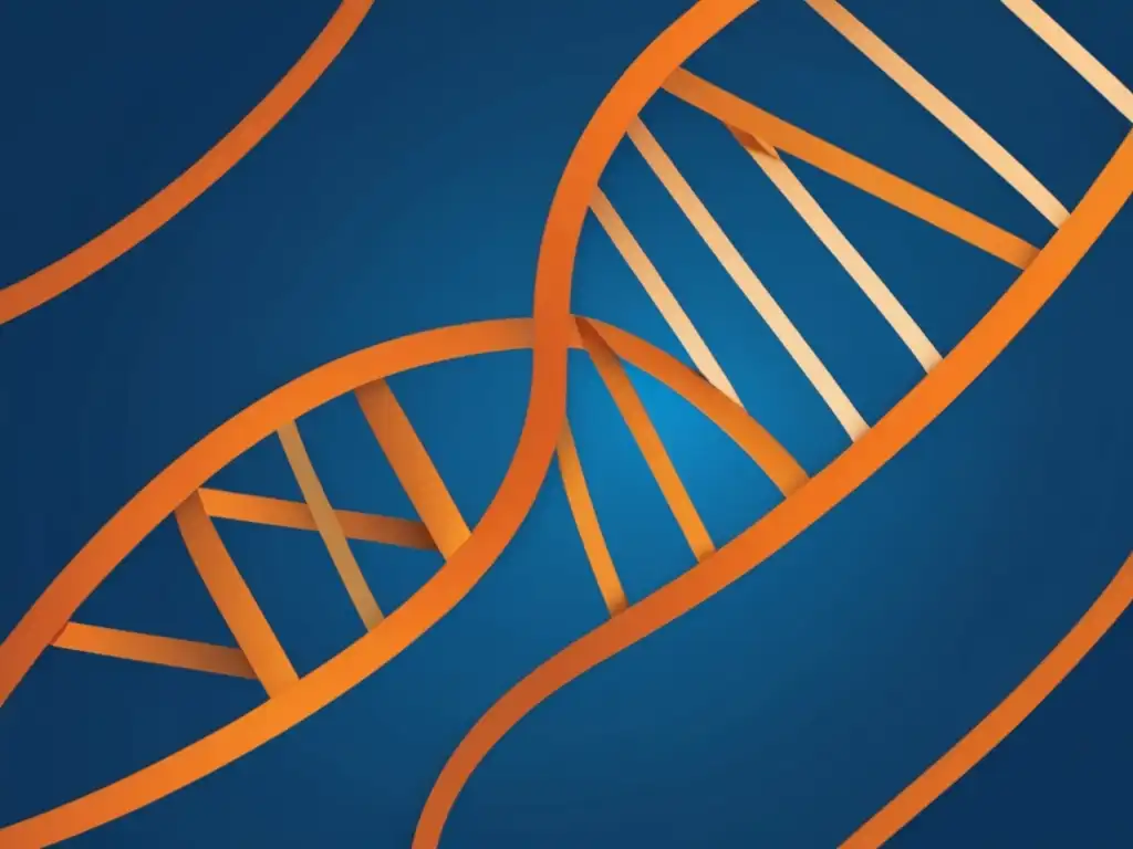 DNA y CRISPR: Beneficios y aplicaciones de CRISPR en una imagen abstracta y minimalista