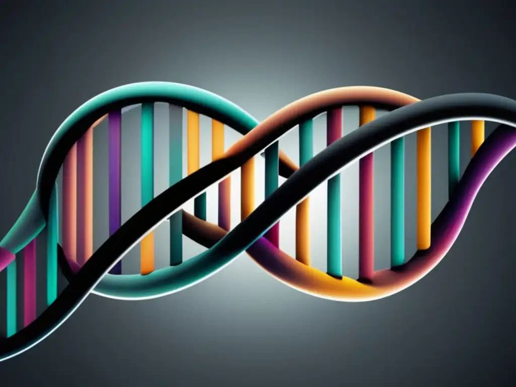 Imagen de ADN enredado, representando la relación entre genética y farmacogenómica