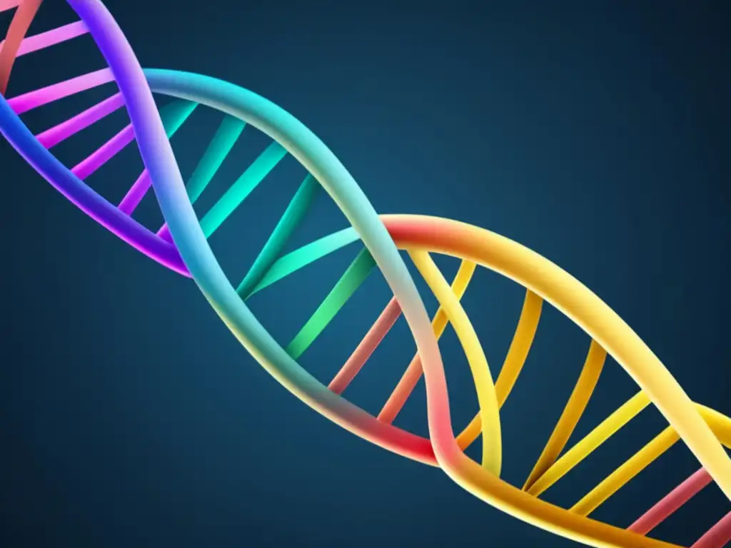 Representación abstracta de ADN entrelazado: Física biológica: conceptos y aplicaciones