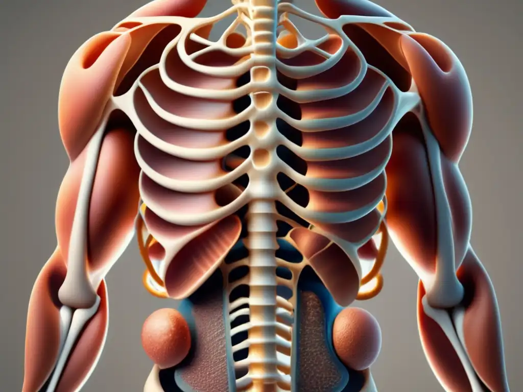 Descubriendo la anatomía humana completa: imagen 8k ultradetallada del cuerpo humano