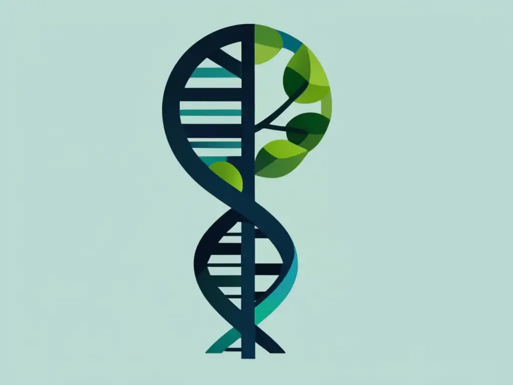 Conexión genética y cambio climático Ingeniería genética y cambio climático: Intersección visualmente impactante entre conocimiento científico y solución a la crisis ambiental