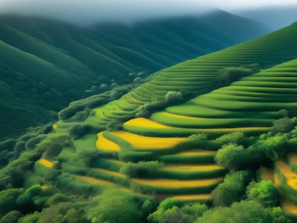 Paisaje sereno y exuberante que representa la conservación de la biodiversidad en el siglo XXI