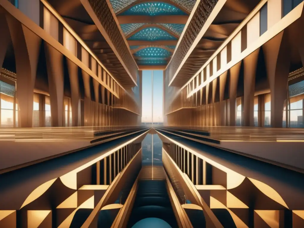 Geometría en arquitectura: fascinante fractalismo urbano en 8k