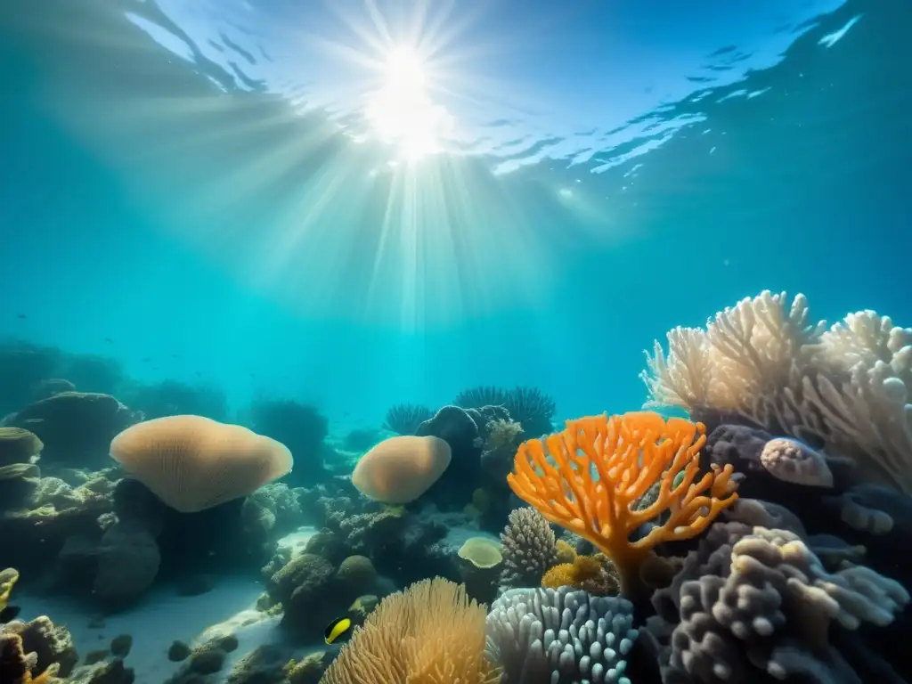 Importancia de los corales en el ecosistema marino: arrecife de coral vibrante y biodiverso