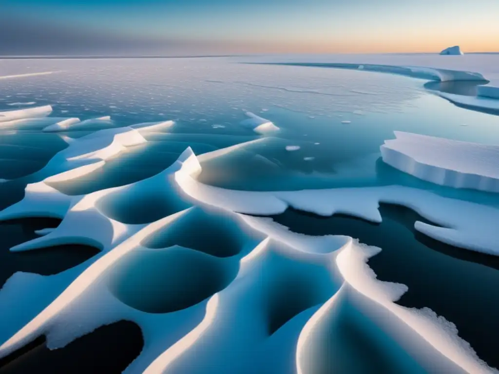 Paisaje helado del Ártico: Desafío conservación especies Ártico