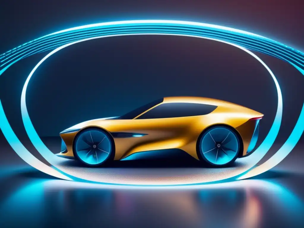 Coche futurista de nanotecnología Coche futurista de nanotecnología en automóviles
