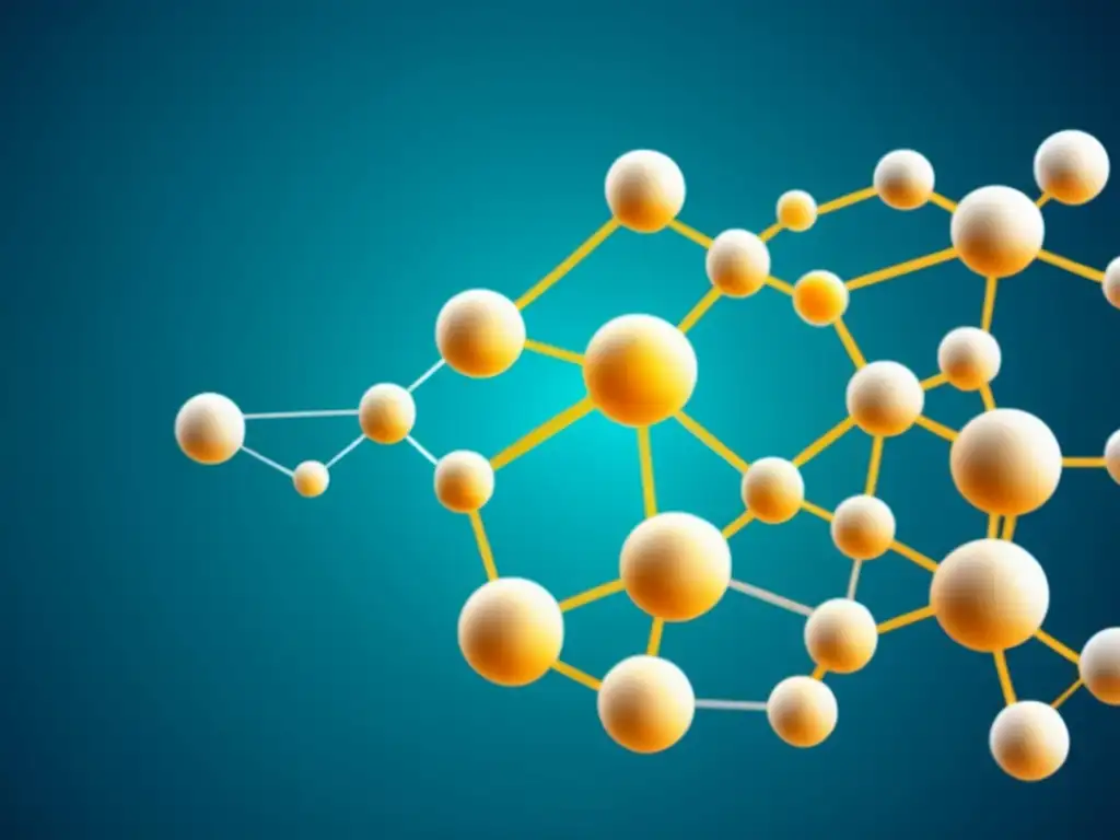 Moléculas biomédicas abstractas Beneficios de la biomedicina en fármacos: Imagen abstracta con moléculas biomédicas