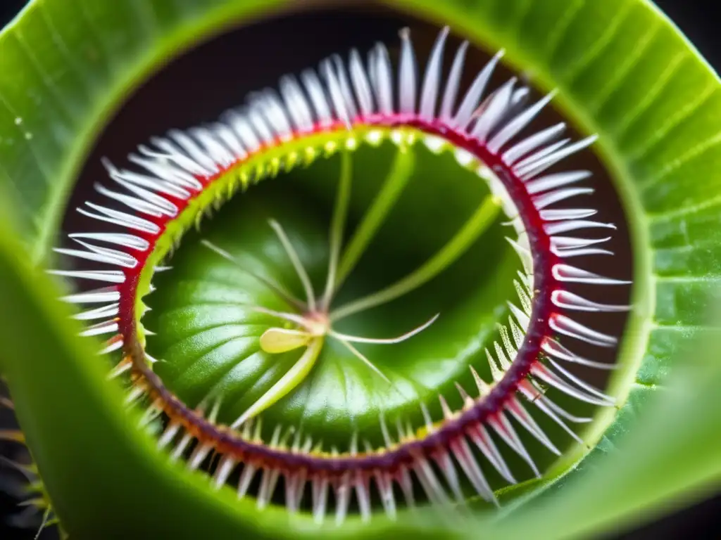 Planta carnívora: capturando presa con detalle (Plantas carnívoras: biodiversidad fascinante)