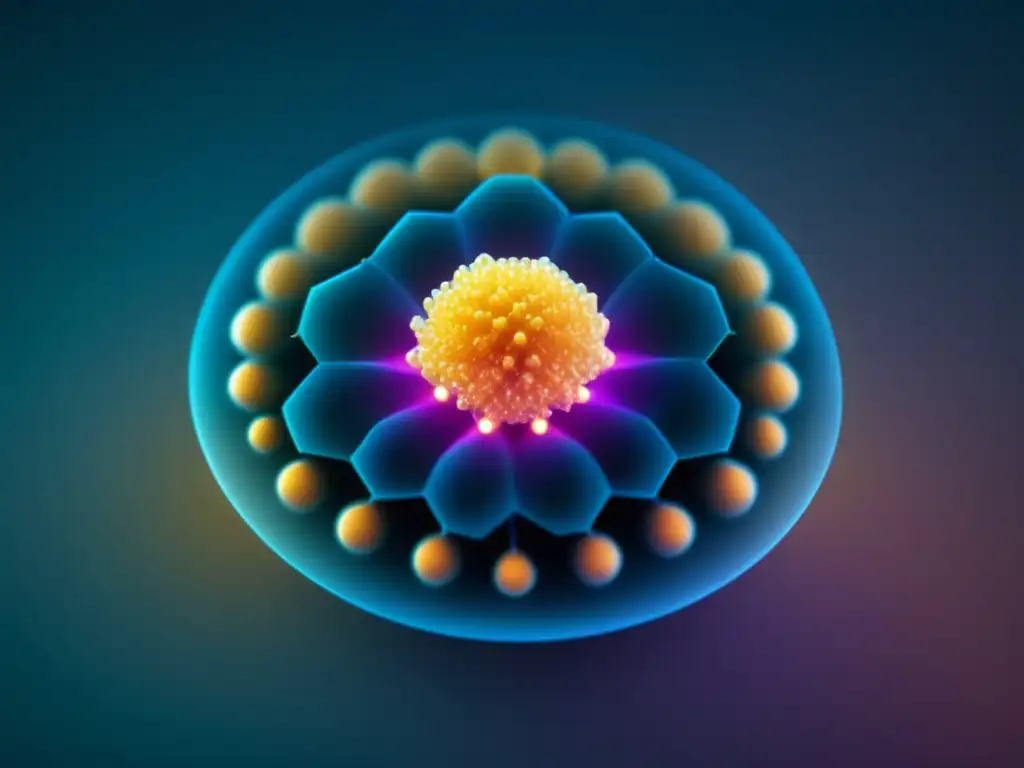 Nanopartículas innovadoras en lucha contra cáncer: Nanotecnología avanzada con núcleo metálico y capa brillante