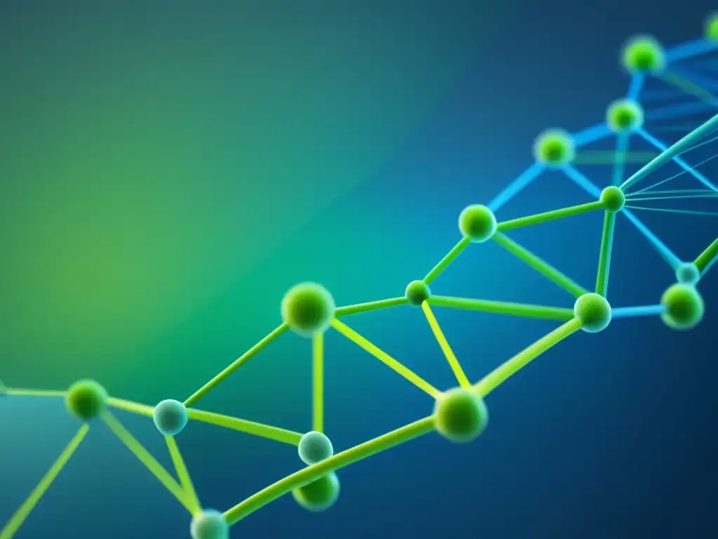 Potencialidades y riesgos de CRISPR: imagen abstracta de la estructura compleja y precisa del sistema de edición génica CRISPR-Cas9