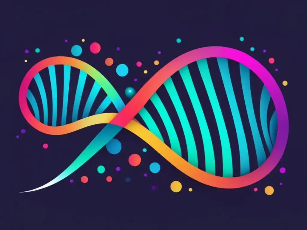 Consecuencias de edición genética con CRISPR: imagen abstracta que representa tecnología de edición genética en una composición precisa y cautivadora