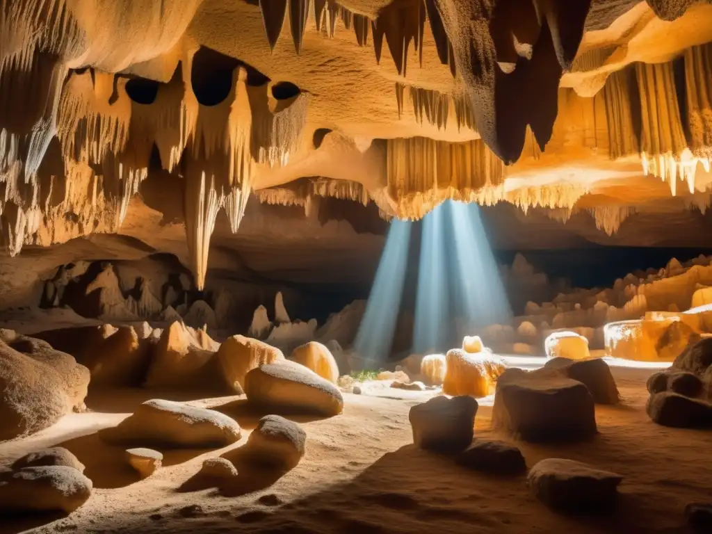 Descubriendo la biodiversidad subterránea en una cueva iluminada y misteriosa