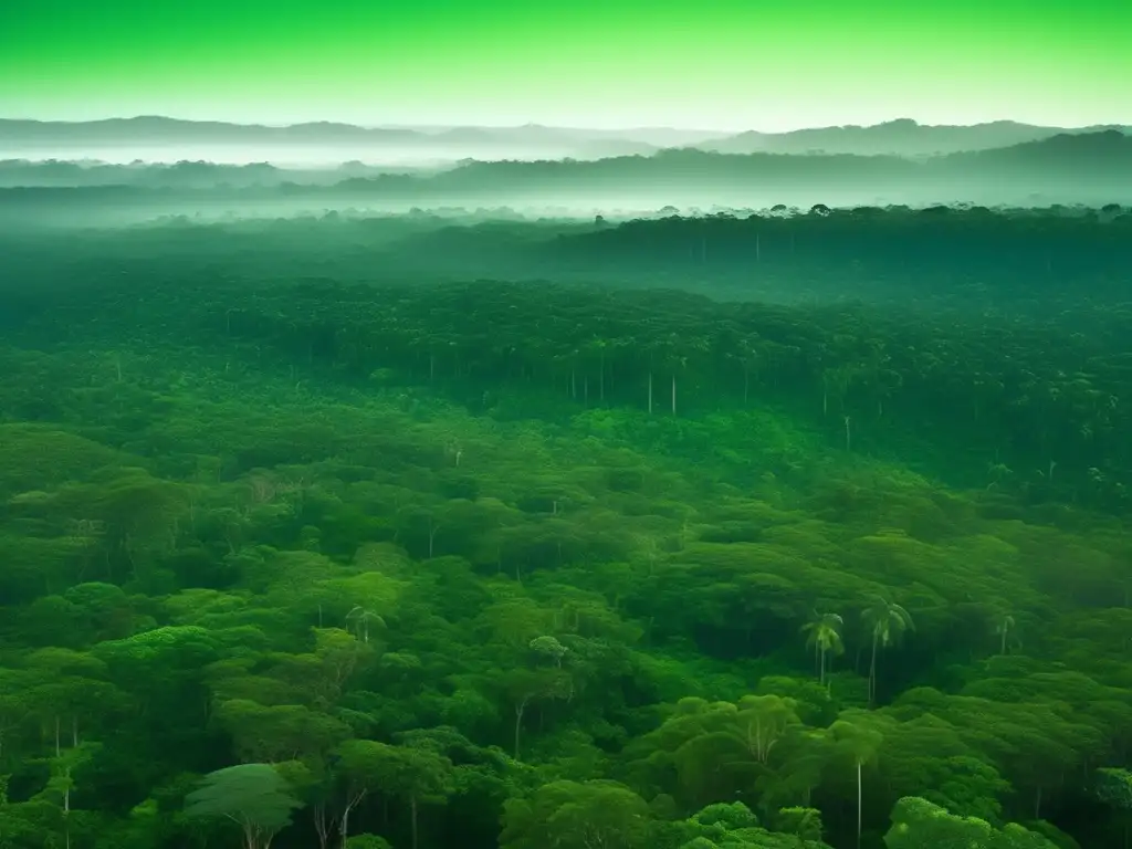 Imagen de deforestación en la selva amazónica: Importancia de la selva amazónica