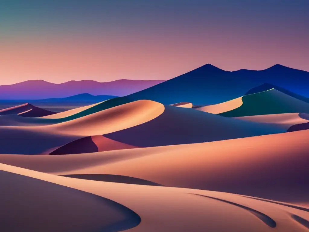 Paisaje desértico al atardecer: vida en los desiertos - secretos y diversidad