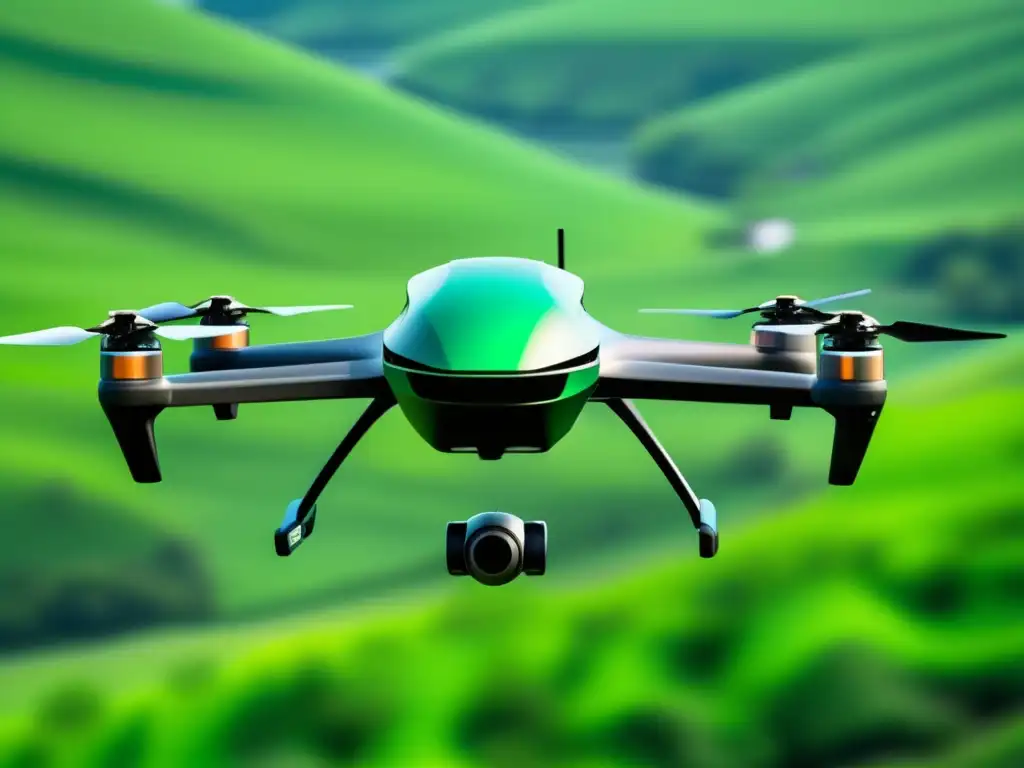 Drone autónomo y paisaje verde: Aplicaciones educativas de drones autónomos