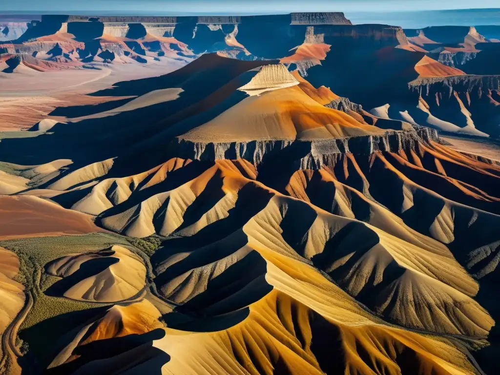 Erosión en Geología Estructural: causas y consecuencias, paisaje impresionante 8K con magníficas formaciones rocosas