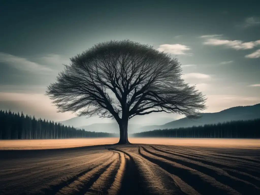 Árbol solitario simboliza la importancia de los bosques para la biodiversidad