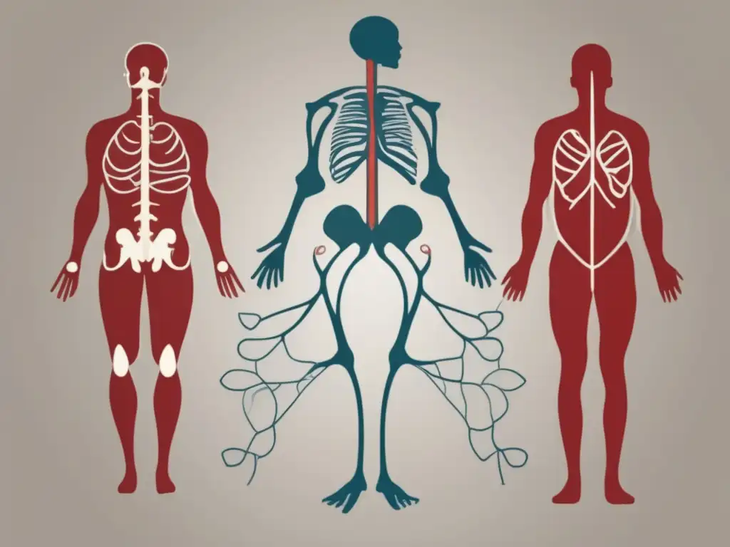 Representación minimalista del sistema esquelético, muscular, circulatorio, cardiovascular y respiratorio - Longevidad animal anatomía especies