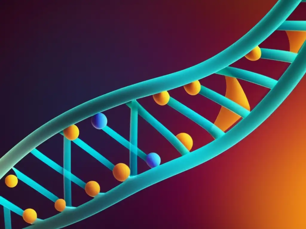 Estructura de ADN en estilo minimalista, resalta importancia de la Bioinformática en genómica