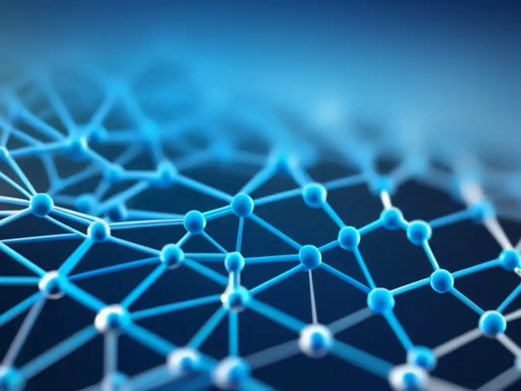 Nanomateriales en la industria electrónica: estructura fascinante de nanowires en una imagen abstracta