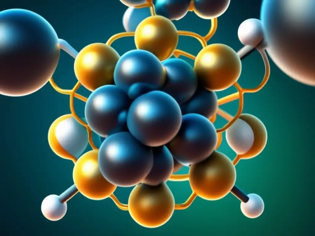 Estructura molecular abstracta - Biofísica en genómica y proteómica