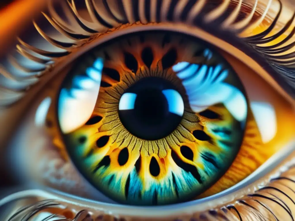 Anatomía ocular animal: enfoque científico - Detalles 8k de ojos animales, incluyendo humano, gato, búho, serpiente y pez