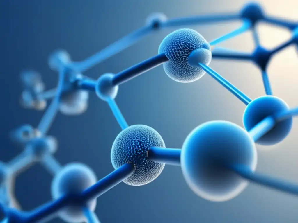 Estructuras de proteínas interconectadas, resaltando la resistencia a los antibióticos y la proteómica