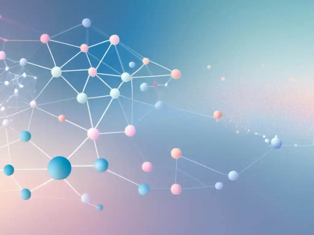 Importancia ética investigación científica: red de nodos y líneas representando diversidad y conexión en investigación