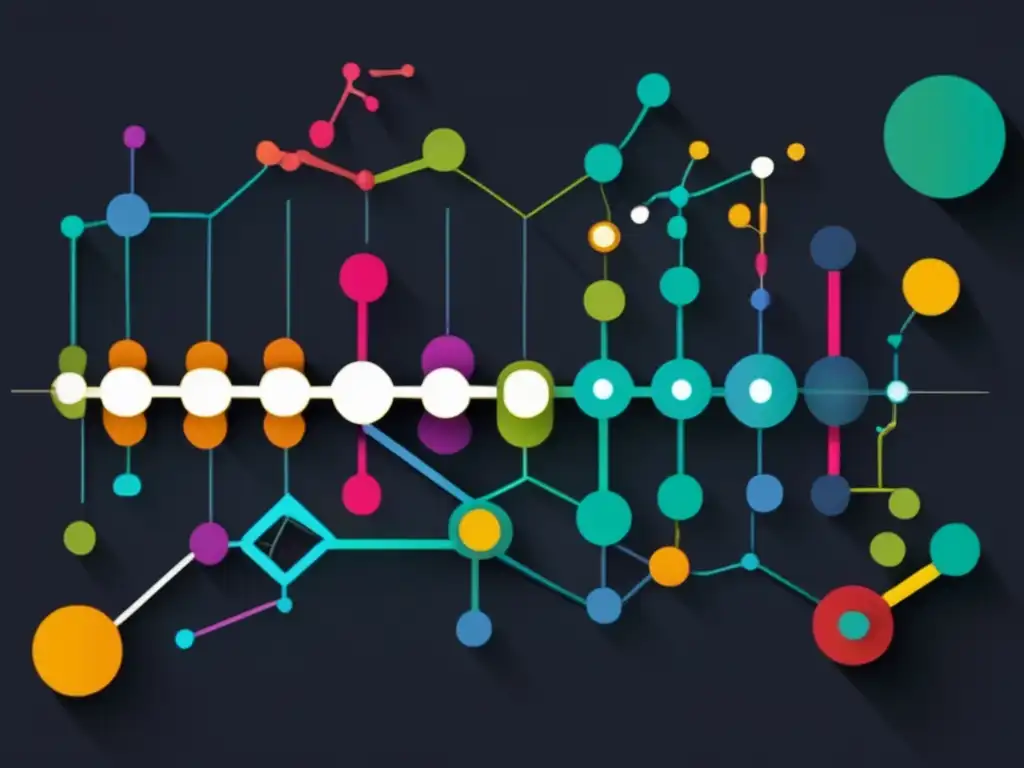 Evolución de resistencia a antibióticos: imagen abstracta y llamativa que representa la diversidad y complejidad de la resistencia a los antibióticos