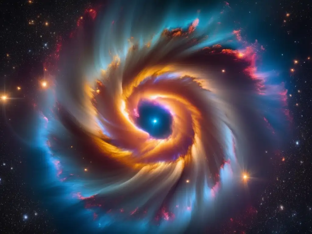 Supernova: Ciclo de vida estrella supernova, explosión vibrante de colores y energía cósmica