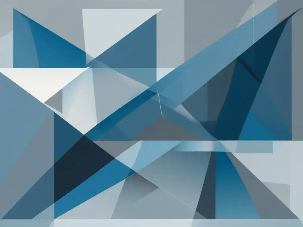 Geometría azul y gris que representa Teoría de la probabilidad explicada