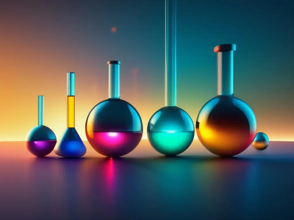 Representación abstracta de la fotoquímica en industria