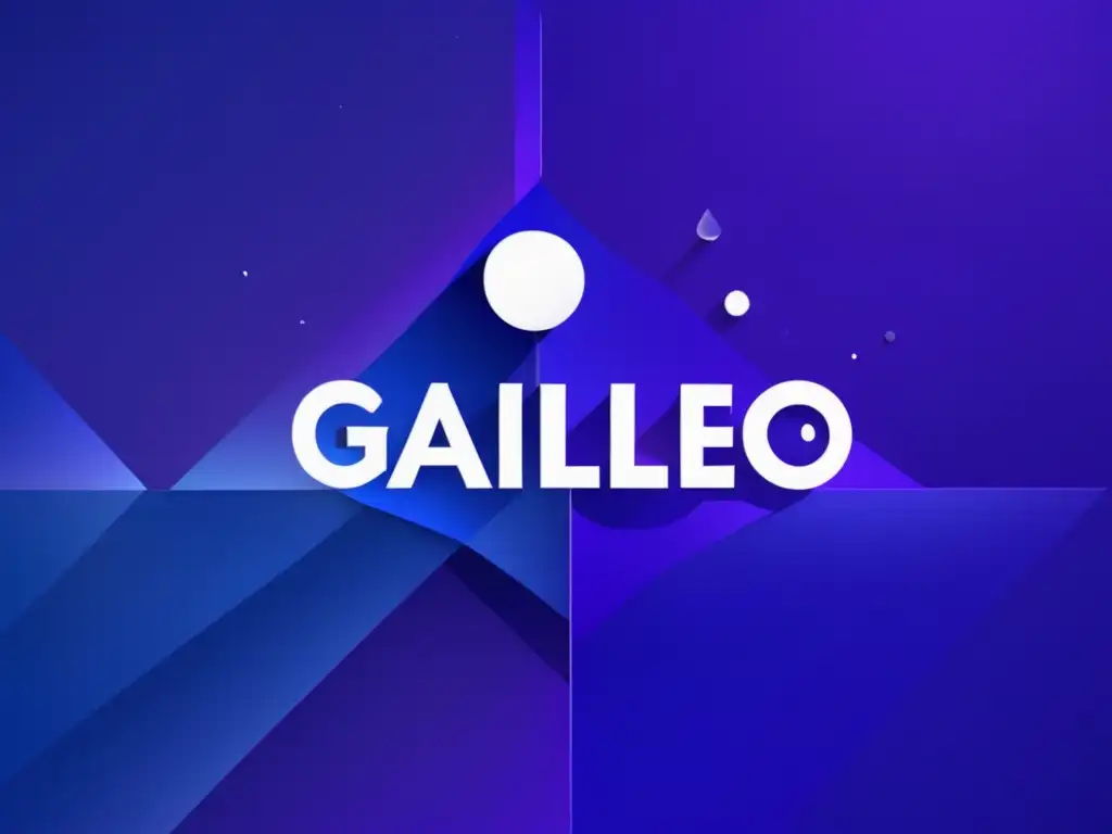 Descubrimientos científicos de Galileo Galilei: lucha, opresión y progreso en una imagen abstracta