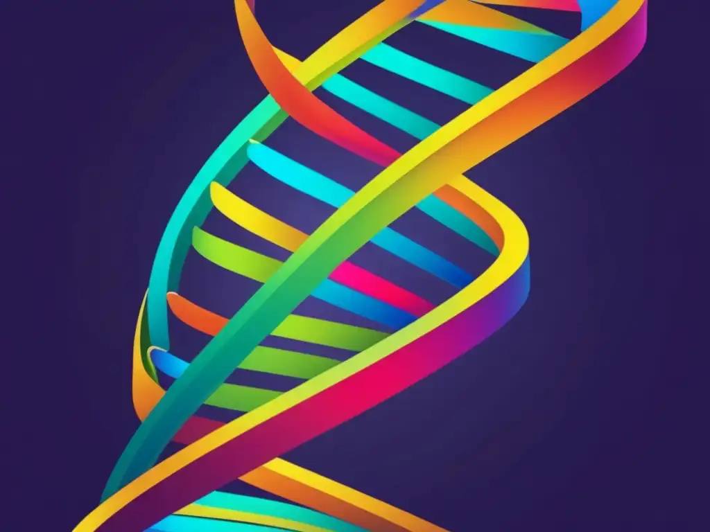 Biología Sintética: Ética, movimiento y diversidad en imagen abstracta de ADN