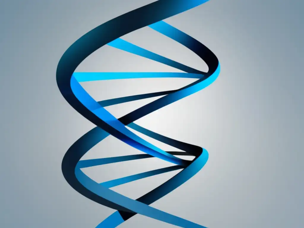 Imagen: ADN en estilo minimalista que destaca la importancia de la ética en la ciencia