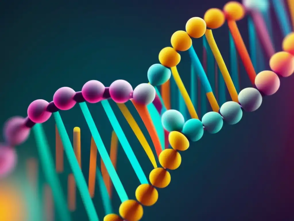 DNA ingeniería genética: Helice de colores vibrant Importancia de la ingeniería genética en pandemias