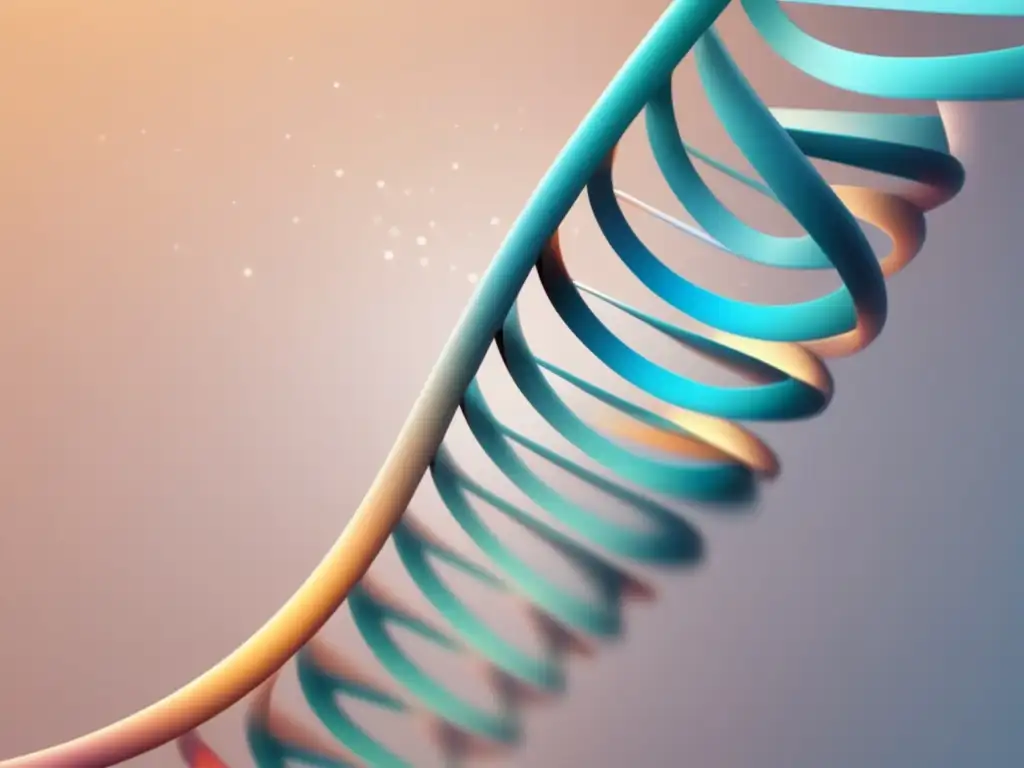 Importancia del análisis de datos en Biología: Estructura de ADN minimalista y abstracta