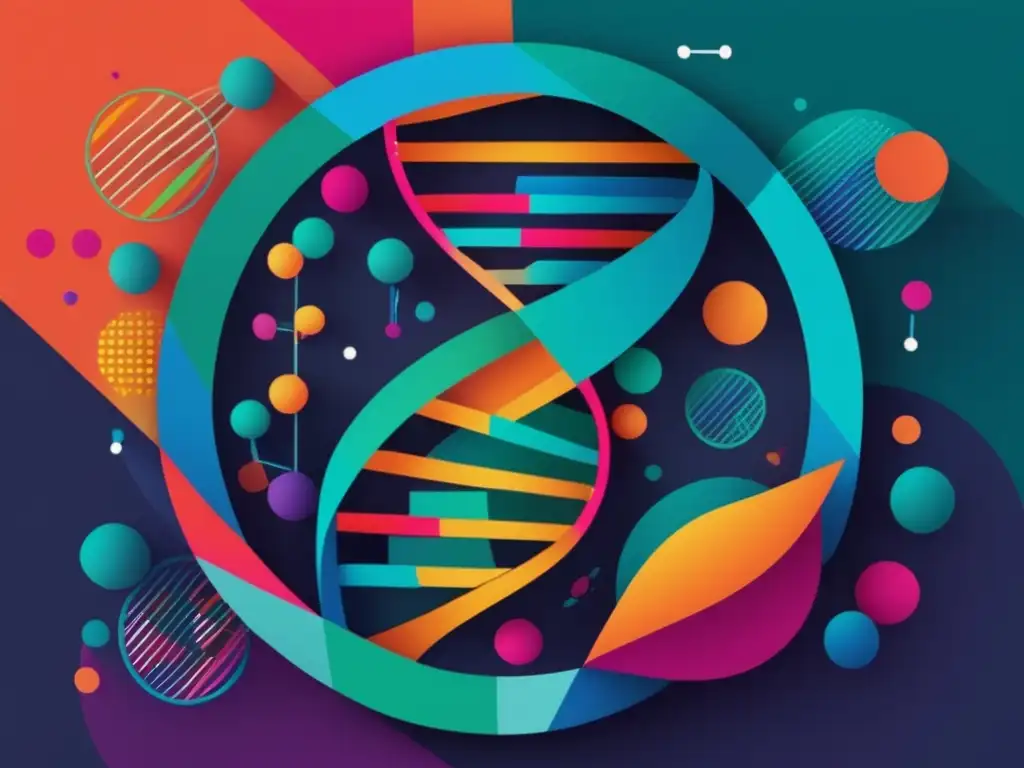 Imagen abstracta: ADN y farmacogenética, importancia en el ADN