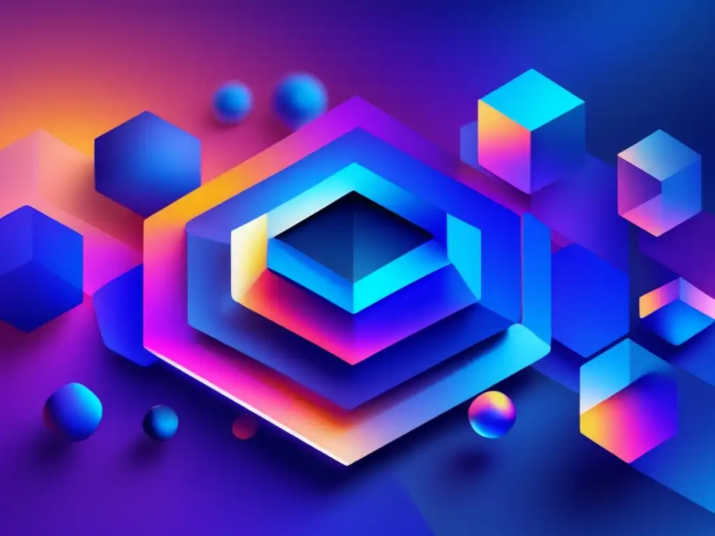 Tecnología de materiales avanzados en imagen abstracta