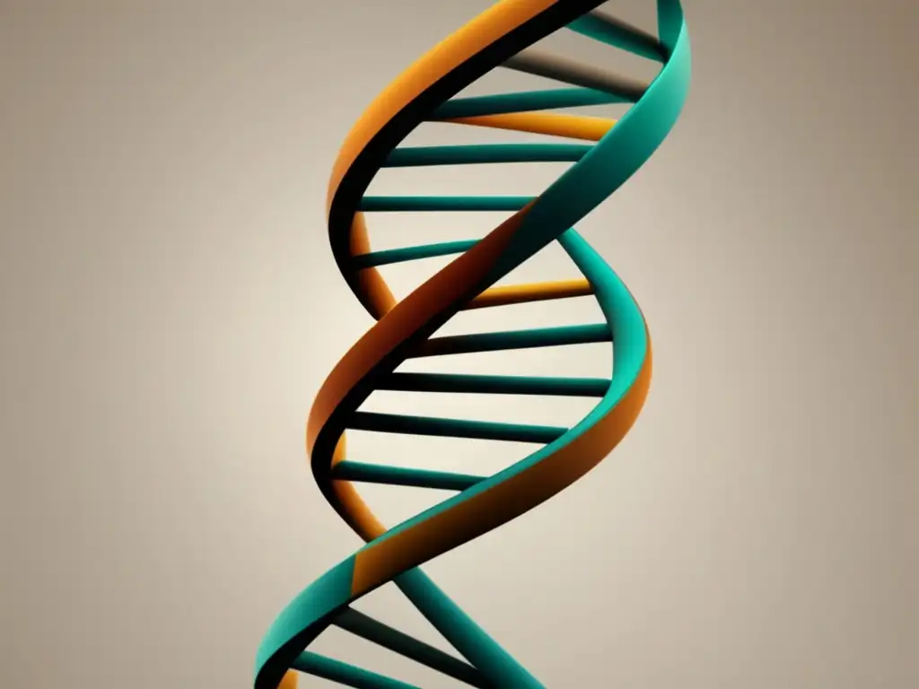 Importancia de la Transcriptómica y Proteómica en Genómica: Imagen abstracta de la estructura de ADN