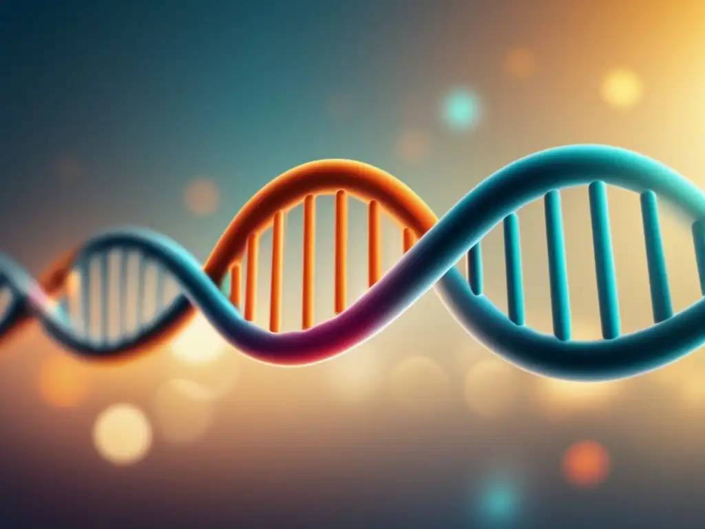 Beneficios de la biomedicina en pacientes: Imagen abstracta de hebras de ADN