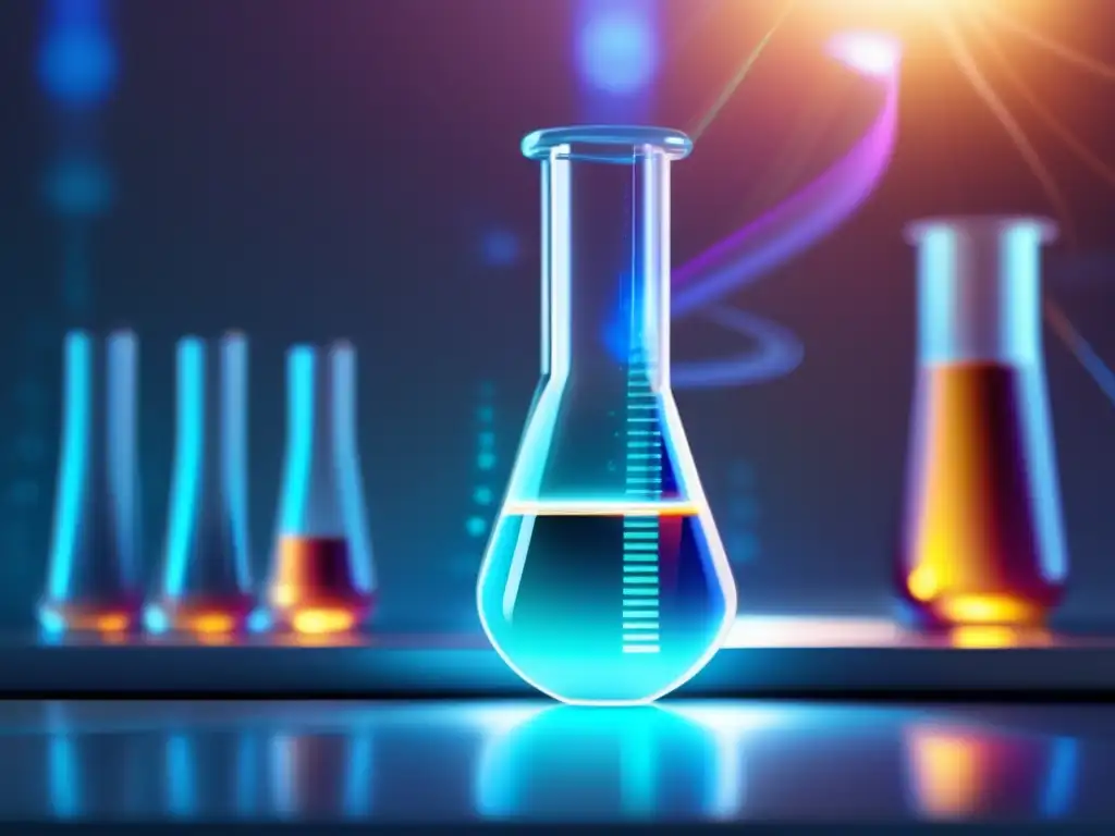 Innovación en investigación biomédica de medicamentos Innovación en fármacos con biomedicina: descubrimiento y desarrollo en laboratorio futurista