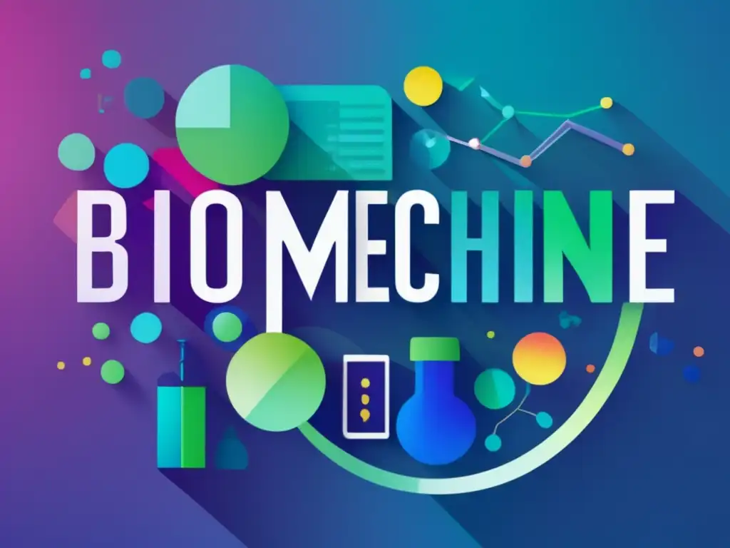 Importancia de la biomedicina en salud Importancia de la biomedicina en la salud: imagen 8k con representación minimalista y abstracta de la biomedicina en colores vibrantes