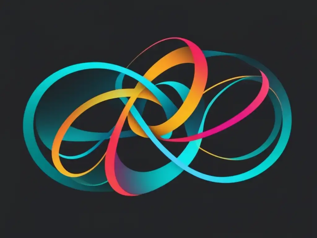 Quantum superposición y entrelazamiento Computación cuántica: misterios revelados - Imagen abstracta que representa la superposición y entrelazamiento cuántico