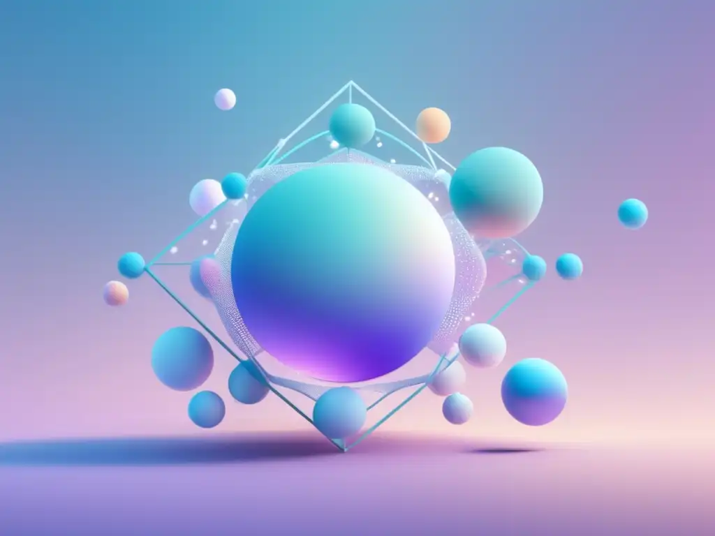 Diseño de fármacos avanzado en imagen 8k con elementos abstractos y colores pastel