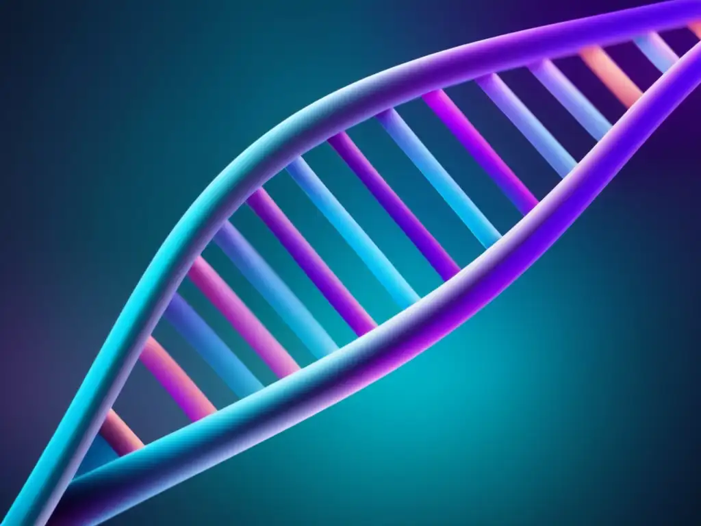 Descifrando genoma humano en educación científica: ADN en 8k con colores vibrantes