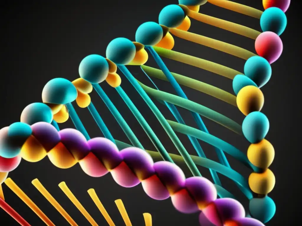 Estructura ultradetallada de ADN en 8k: Edición genética y diseño genético