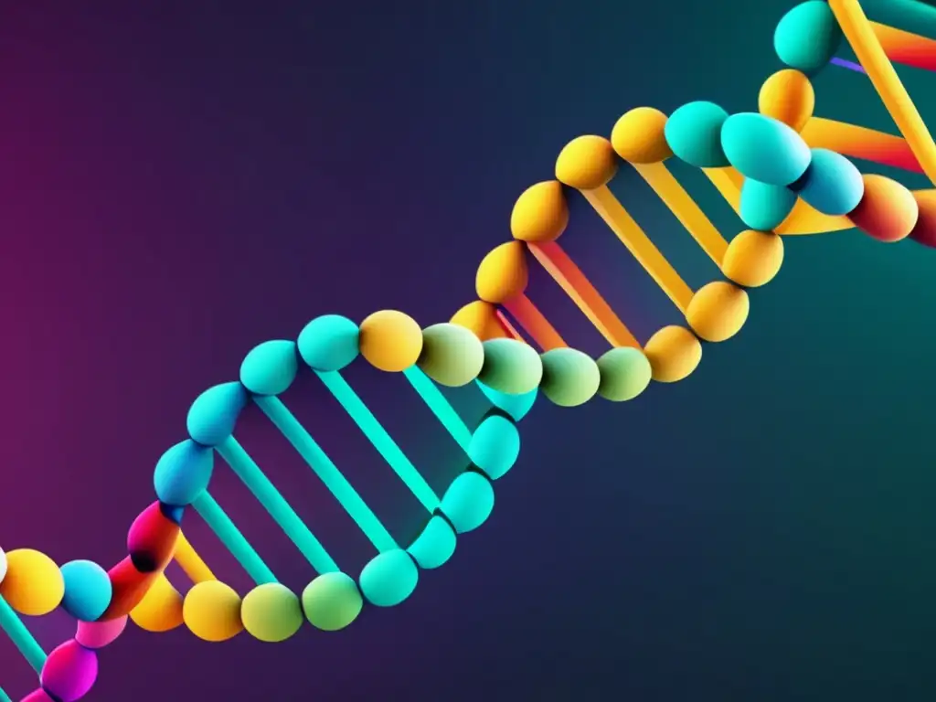 Elegante ADN en 8k Estructura de ADN en 8k: Terapias génicas en biomedicina